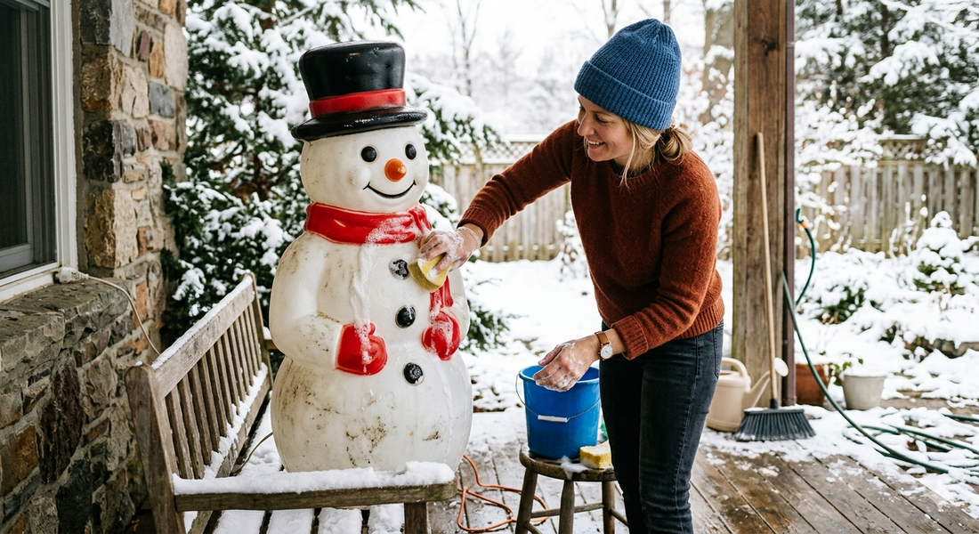 How to Care for Blow Mold Decorations