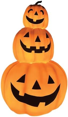 Haunted Hill Farm 2-Ft 3 Stacking Pumpkins Blow Mold